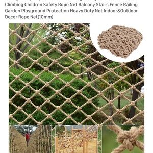 Heavy Duty Rope Net for Safety and Decor